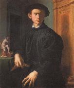 Agnolo Bronzino Portrait of a Young Man with a Lute oil painting